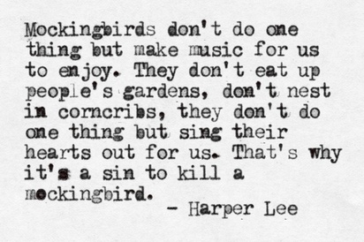 metaphor quotes in to kill a mockingbird